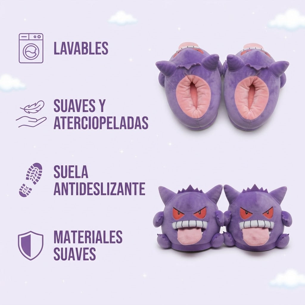 Pantuflas de Gengar